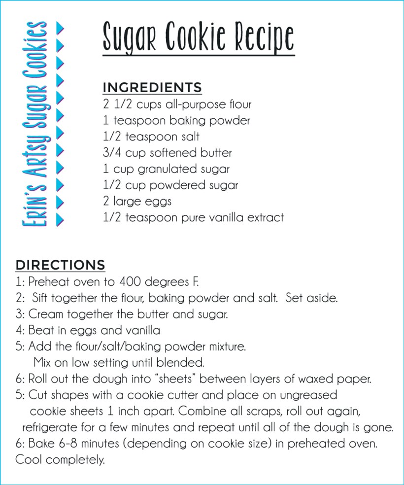 Printable recipe